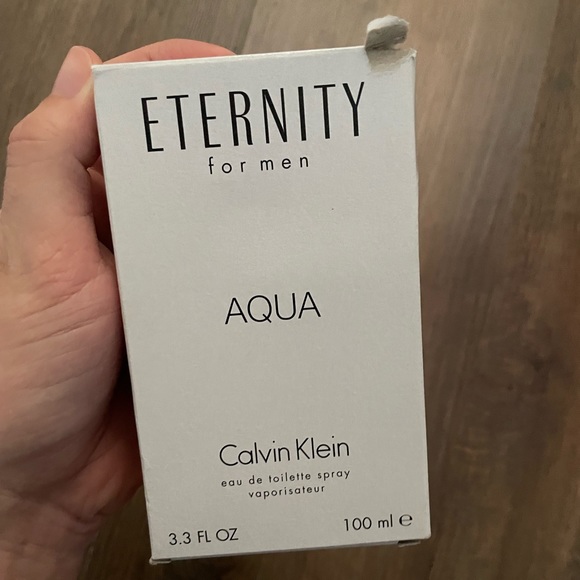 NWT Men’s Eternity Aqua Cologne by Calvin Klein - Picture 2 of 3